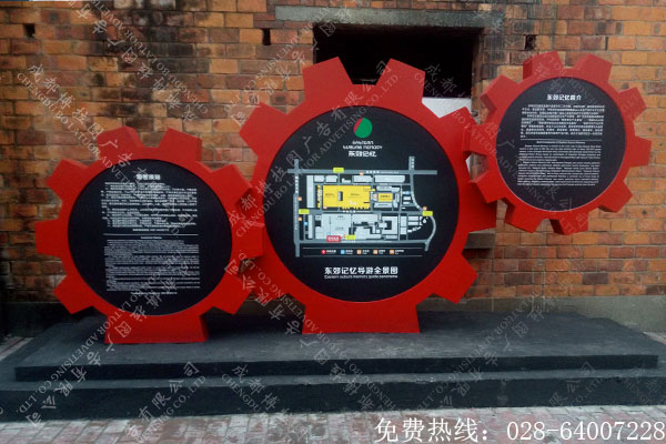 成都东郊记忆景区导视系统案例