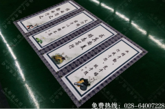 名人名言标语牌UV喷绘制作