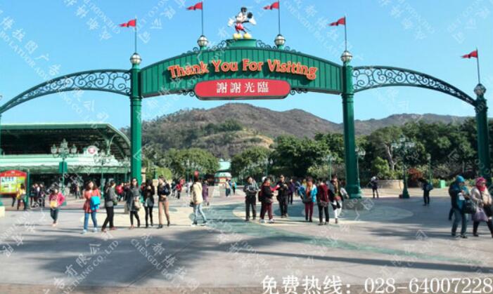 国色天香游乐园导视系统制作