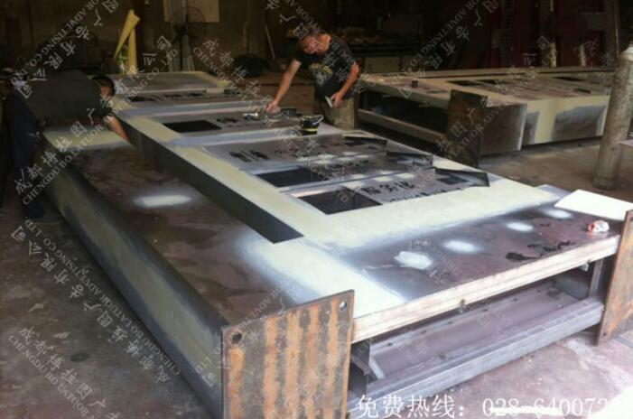 四川高速服务区导视标识系统制作安装