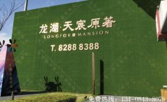 成都楼盘围挡绿植墙制作