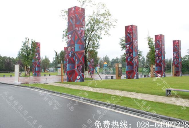 户外桁架画面制作安装