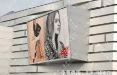 成都商场墙体广告画面制作