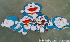 成都哆唻A梦裱KT板制作