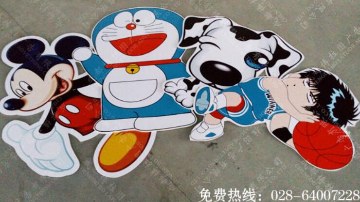 哆唻A梦裱KT板制作