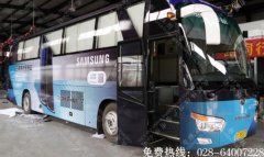 成都三星智能服务车车身贴广告制作